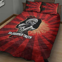 Sojourner Truth Quilt Bed Set Ain’t I a Woman - Akron 1851 Speech Tribute Design - Wonder Print Shop