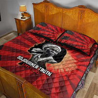 Sojourner Truth Quilt Bed Set Ain’t I a Woman - Akron 1851 Speech Tribute Design - Wonder Print Shop