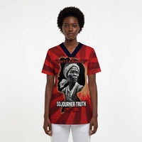 Sojourner Truth Scrub Top Ain’t I a Woman - Akron 1851 Speech Tribute Design - Wonder Print Shop