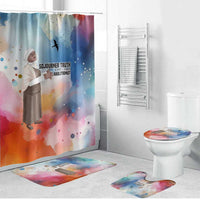Sojourner Truth Bathroom Set I Sell the Shadow - Abolitionist Legacy Watercolor Design - Wonder Print Shop
