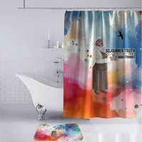 Sojourner Truth Bathroom Set I Sell the Shadow - Abolitionist Legacy Watercolor Design - Wonder Print Shop