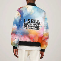 Sojourner Truth Bomber Jacket I Sell the Shadow - Abolitionist Legacy Watercolor Design - Wonder Print Shop