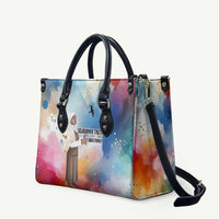 Sojourner Truth Leather Bag I Sell the Shadow - Abolitionist Legacy Watercolor Design - Wonder Print Shop