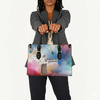 Sojourner Truth Leather Bag I Sell the Shadow - Abolitionist Legacy Watercolor Design - Wonder Print Shop