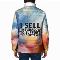 Sojourner Truth Padded Jacket I Sell the Shadow - Abolitionist Legacy Watercolor Design - Wonder Print Shop