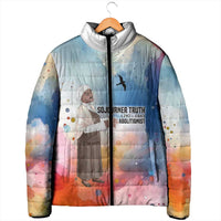 Sojourner Truth Padded Jacket I Sell the Shadow - Abolitionist Legacy Watercolor Design - Wonder Print Shop