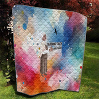 Sojourner Truth Quilt I Sell the Shadow - Abolitionist Legacy Watercolor Design - Wonder Print Shop