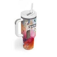 Sojourner Truth Tumbler With Handle I Sell the Shadow - Abolitionist Legacy Watercolor Design - Wonder Print Shop