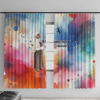 Sojourner Truth Window Curtain I Sell the Shadow - Abolitionist Legacy Watercolor Design - Wonder Print Shop