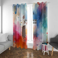 Sojourner Truth Window Curtain I Sell the Shadow - Abolitionist Legacy Watercolor Design - Wonder Print Shop