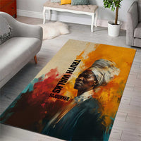 Sojourner Truth Area Rug Truth Walks - Bold Portrait and Empowerment Design - Wonder Print Shop