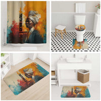 Sojourner Truth Bathroom Set Truth Walks - Bold Portrait and Empowerment Design - Wonder Print Shop
