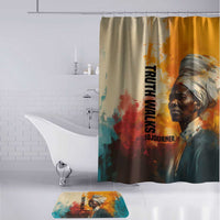 Sojourner Truth Bathroom Set Truth Walks - Bold Portrait and Empowerment Design - Wonder Print Shop