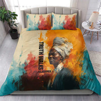 Sojourner Truth Bedding Set Truth Walks - Bold Portrait and Empowerment Design - Wonder Print Shop