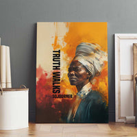 Sojourner Truth Canvas Wall Art Truth Walks - Bold Portrait and Empowerment Design - Wonder Print Shop