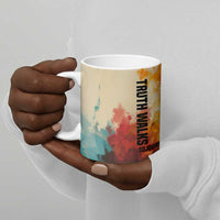 Sojourner Truth Ceramic Mug Truth Walks - Bold Portrait and Empowerment Design - Wonder Print Shop