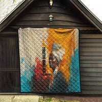 Sojourner Truth Quilt Truth Walks - Bold Portrait and Empowerment Design - Wonder Print Shop