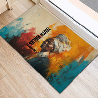 Sojourner Truth Rubber Doormat Truth Walks - Bold Portrait and Empowerment Design - Wonder Print Shop