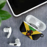 Marcus Garvey AirPods Case Jamaican Flag Theme African Fist Civil Rights Symbol Pan African Tribute Design - Wonder Print Shop