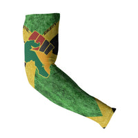 Marcus Garvey Arm Sleeves Jamaican Flag Theme African Fist Civil Rights Symbol Pan African Tribute Design - Wonder Print Shop