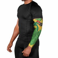 Marcus Garvey Arm Sleeves Jamaican Flag Theme African Fist Civil Rights Symbol Pan African Tribute Design - Wonder Print Shop