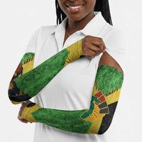 Marcus Garvey Arm Sleeves Jamaican Flag Theme African Fist Civil Rights Symbol Pan African Tribute Design - Wonder Print Shop