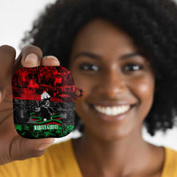 Marcus Garvey AirPods Case Collage Design Progress Is the Attraction Quote Pan African Movement Tribute - Wonder Print Shop