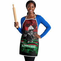 Marcus Garvey Apron Collage Design Progress Is the Attraction Quote Pan African Movement Tribute - Wonder Print Shop