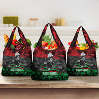 Marcus Garvey Grocery Bag Collage Design Progress Is the Attraction Quote Pan African Movement Tribute - Wonder Print Shop