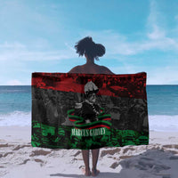 Marcus Garvey Sarong Collage Design Progress Is the Attraction Quote Pan African Movement Tribute - Wonder Print Shop
