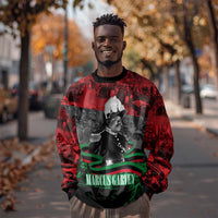 Marcus Garvey Sweatshirt Collage Design Progress Is the Attraction Quote Pan African Movement Tribute - Wonder Print Shop
