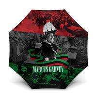 Marcus Garvey Umbrella Collage Design Progress Is the Attraction Quote Pan African Movement Tribute - Wonder Print Shop