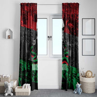 Marcus Garvey Window Curtain Collage Design Progress Is the Attraction Quote Pan African Movement Tribute - Wonder Print Shop