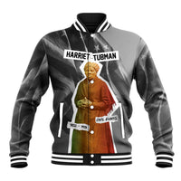 Harriet Tubman Baseball Jacket American Flag Background Civil Rights Quote Keep Going Tribute Design - Wonder Print Shop