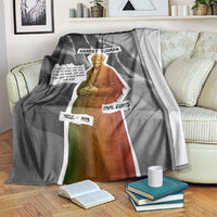Harriet Tubman Blanket American Flag Background Civil Rights Quote Keep Going Tribute Design - Wonder Print Shop