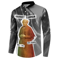 Harriet Tubman Button Sweatshirt American Flag Background Civil Rights Quote Keep Going Tribute Design