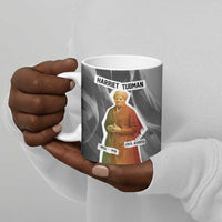Harriet Tubman Ceramic Mug American Flag Background Civil Rights Quote Keep Going Tribute Design - Wonder Print Shop