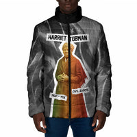 Harriet Tubman Padded Jacket American Flag Background Civil Rights Quote Keep Going Tribute Design - Wonder Print Shop