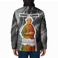 Harriet Tubman Padded Jacket American Flag Background Civil Rights Quote Keep Going Tribute Design - Wonder Print Shop