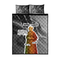 Harriet Tubman Quilt Bed Set American Flag Background Civil Rights Quote Keep Going Tribute Design - Wonder Print Shop