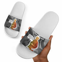 Harriet Tubman Slide Sandals American Flag Background Civil Rights Quote Keep Going Tribute Design - Wonder Print Shop