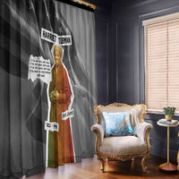 Harriet Tubman Window Curtain American Flag Background Civil Rights Quote Keep Going Tribute Design - Wonder Print Shop