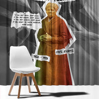 Harriet Tubman Window Curtain American Flag Background Civil Rights Quote Keep Going Tribute Design - Wonder Print Shop