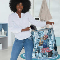 Harriet Tubman Laundry Basket Newspaper Collage Design We Out Quote Strong Woman Tribute Underground Railroad Legacy - Wonder Print Shop