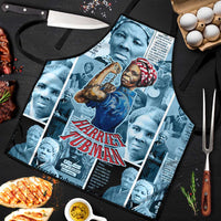 Harriet Tubman Apron Newspaper Collage Design We Out Quote Strong Woman Tribute Underground Railroad Legacy - Wonder Print Shop