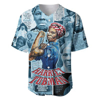 Harriet Tubman Baseball Jersey Newspaper Collage Design We Out Quote Strong Woman Tribute Underground Railroad Legacy TS04