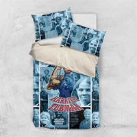 Harriet Tubman Bedding Set Newspaper Collage Design We Out Quote Strong Woman Tribute Underground Railroad Legacy - Wonder Print Shop