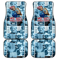 Harriet Tubman Car Mats Newspaper Collage Design We Out Quote Strong Woman Tribute Underground Railroad Legacy - Wonder Print Shop