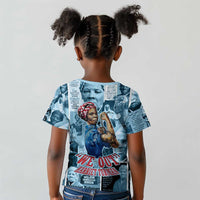 Harriet Tubman Kid T shirt Newspaper Collage Design We Out Quote Strong Woman Tribute Underground Railroad Legacy TS04