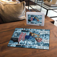 Harriet Tubman Puzzle Newspaper Collage Design We Out Quote Strong Woman Tribute Underground Railroad Legacy - Wonder Print Shop